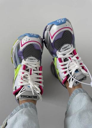 Женские кроссовки в стиле balenciaga 
runner trainer neon colors premium2 фото