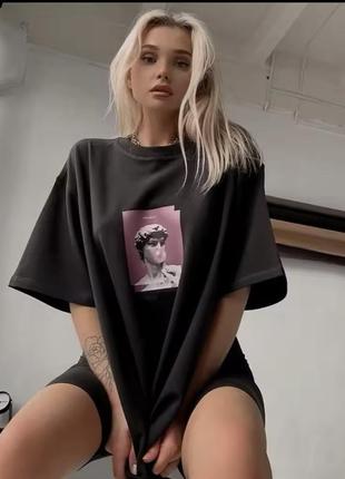 Футболка оверсайз s m