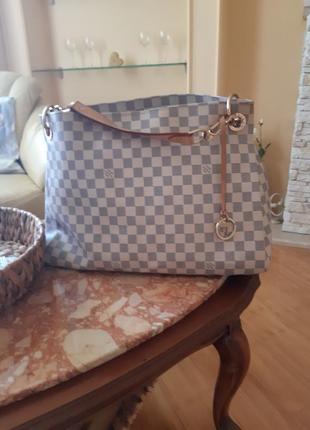 Сумка шопер тоут в стилі louis vuitton artsy