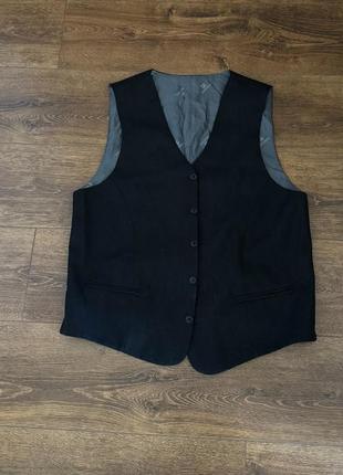 Стильные черные жилеты классические zara