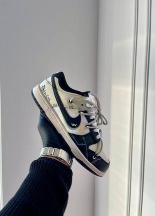 Чоловічі кросівки bling nike sb dunk low robinson x off white