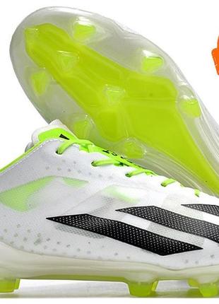 Футбольні бутси adidas x crazyfast + fg / копи адідас х / футбольне взуття