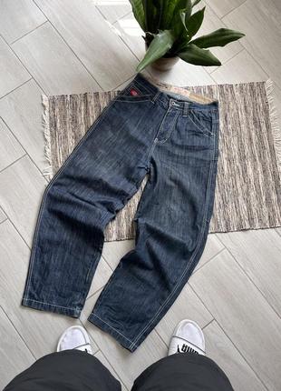 Синие винтажные бегги джинсы dickies скейт стиль размер 29/30