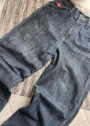 Синие винтажные бегги джинсы dickies скейт стиль размер 29/30