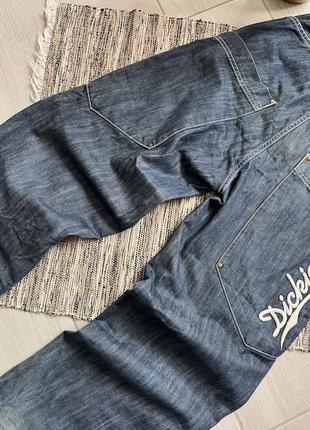 Синие винтажные бегги джинсы dickies скейт стиль размер 29/30