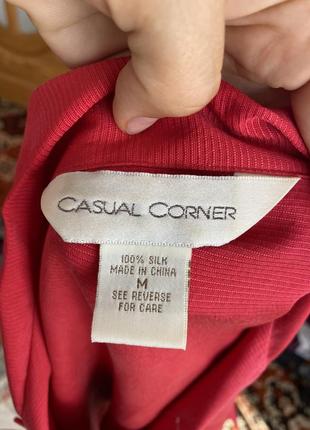 100% настоящий шелк невероятная блуза!!