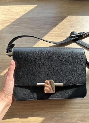 Кожаная сумка massimo dutti
