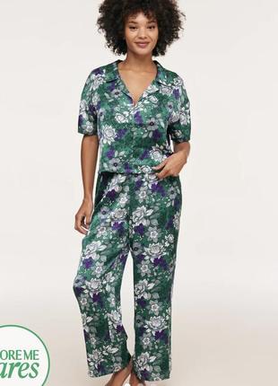 Атласная пижама рубашка широкие брюки оригинал 🇺🇸 adore me