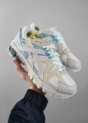 Женские кроссовки silver asics gel kahana 8 light mint v / smb5 фото