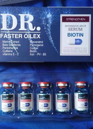 Сироватка для волосся dr. faster oilex
strengthen intensive spot serum biotin, єгипет