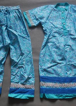 Детский индийский восточный костюм. сари.