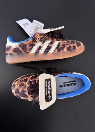 adidas sourcing samba wales bonner leopard ponny женские кроссовки адедас самба леопардовые