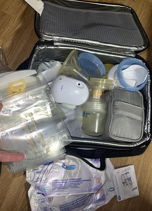 Молокоотсос philips avent 2 в1