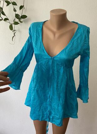 100% справжній шовк !! неймовірна блуза !!