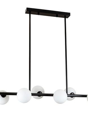 Люстра 761j2023-8 bk+wh