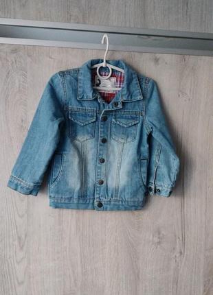 Детская джинсовка пиджачок/ куртка 
ориентируйтесь на замеры. ☝️‼️