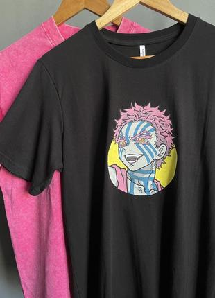 Футболка кастомна аказа, аніме "клинок, який знищує демонів"