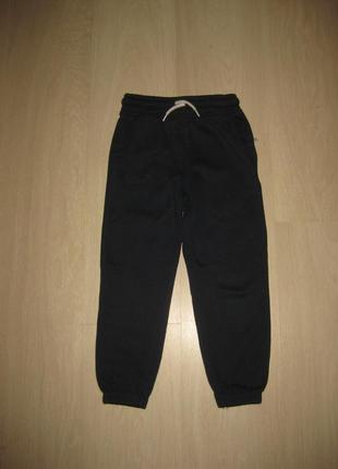 4-5 лет, теплые спортивные штаны темно-синего цвета primark