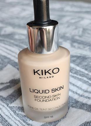 Тональна основа spf 15 liquid skin second skin foundation / neutral 40
