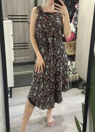 Платье сарафан асимметричное платье винтажное