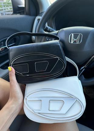 Сумка diesel дизель люкс черная белая