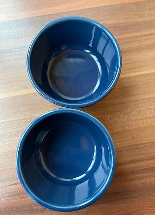 Керамические синие формочки горшечки кокотниц фонтиняк fontignak