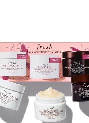 Натуральные маски для лица fresh подарочный набор