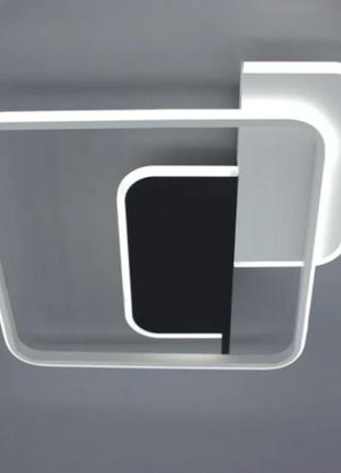 Люстра керована світлодіодна code 3s 70w white/black