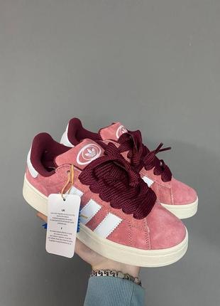 adidas KITH campus pink strata Camiseta женские кроссовки адидас кампус