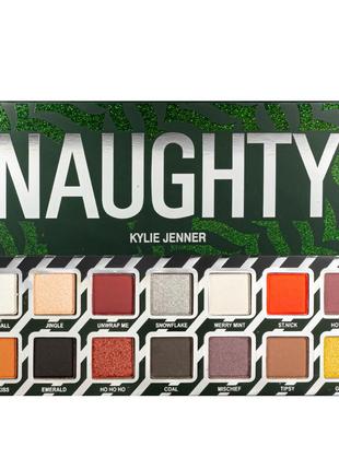 Палетка теней для век kylie jenner naughty 14 оттенков