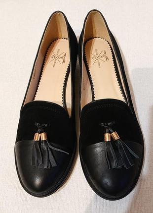 Жіночі туфлі лофери sinta 39 легкі та зручні шкіра