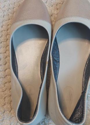 Балетки з натуральної шкіри