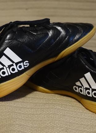 Детские футзалки аdidas goletto indoor court trainers black/white 29 р.
