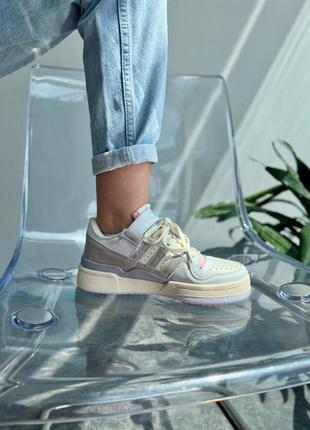 Кросівки жіночі білі adidas forum 84 low white aaa розпродаж4 фото