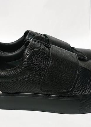 Жіночі кеди ugg на липучці 39 40 мокасини туфлі широкі шкіра