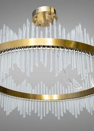 Фантастична підвісна кришталева світлодіодна люстра, 200 вт, бронза