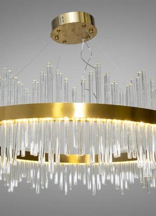 Фантастична підвісна кришталева світлодіодна люстра, 200 вт, бронза