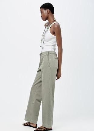 Брюки джинсы zara