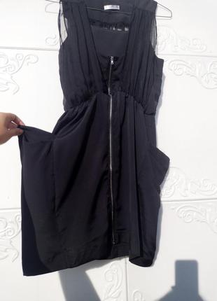 Дизайнерское лёгкое чёрное платье kissemma3 фото