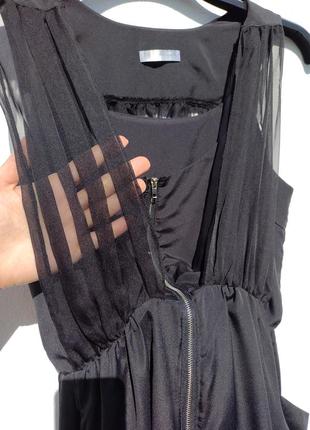 Дизайнерское лёгкое чёрное платье kissemma6 фото