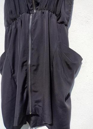 Дизайнерское лёгкое чёрное платье kissemma4 фото