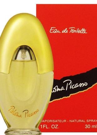 Оригинальный paloma picasso eau de toilette 30 ml (палома пикассо ) туалетная вода edt