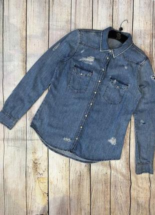Джинсова сорочка жіноча