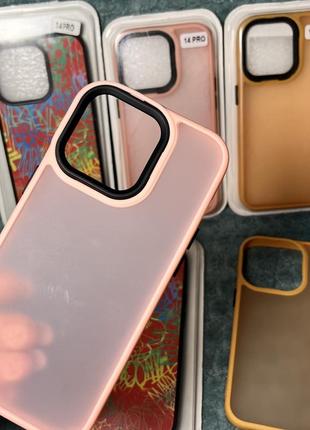 Чохол  матовий  matte case iphone 14 pro новые2 фото