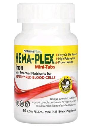 Hema-plex, 60 мінітаблеток із повільним вивільненням