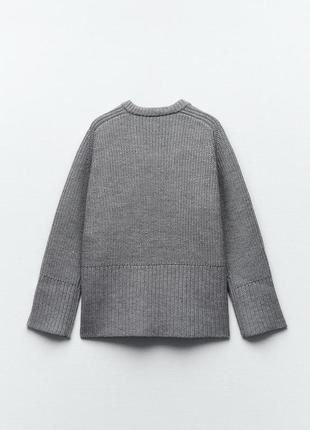 Чудовий новий светр zara, 13% шерсті! новий, оригінал іспанія! є всі розміри 3