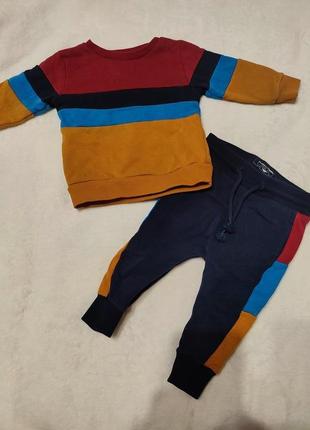 Костюм комплект флис байка 74-80 см 9-12 мес