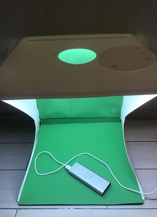 Лайтбокс/ лайтюб (фотобокс) для предметной съемки 40х40 см