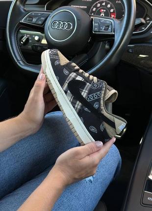 Женские кроссовки в стиле nike sb dunk low найк / демисезонные / весенние, летние, осенние / кожа, текстиль / черные, синие, коричневые