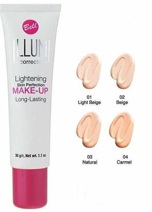 Набір помади 4 шт і тональний крем